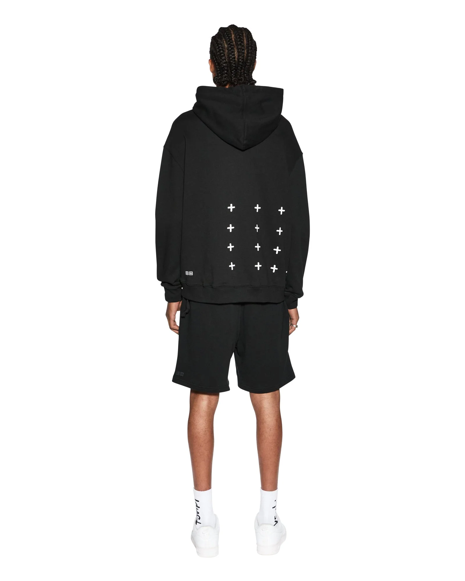 4 X 4 BIGGIE HOODIE JET BLACK - Image 4