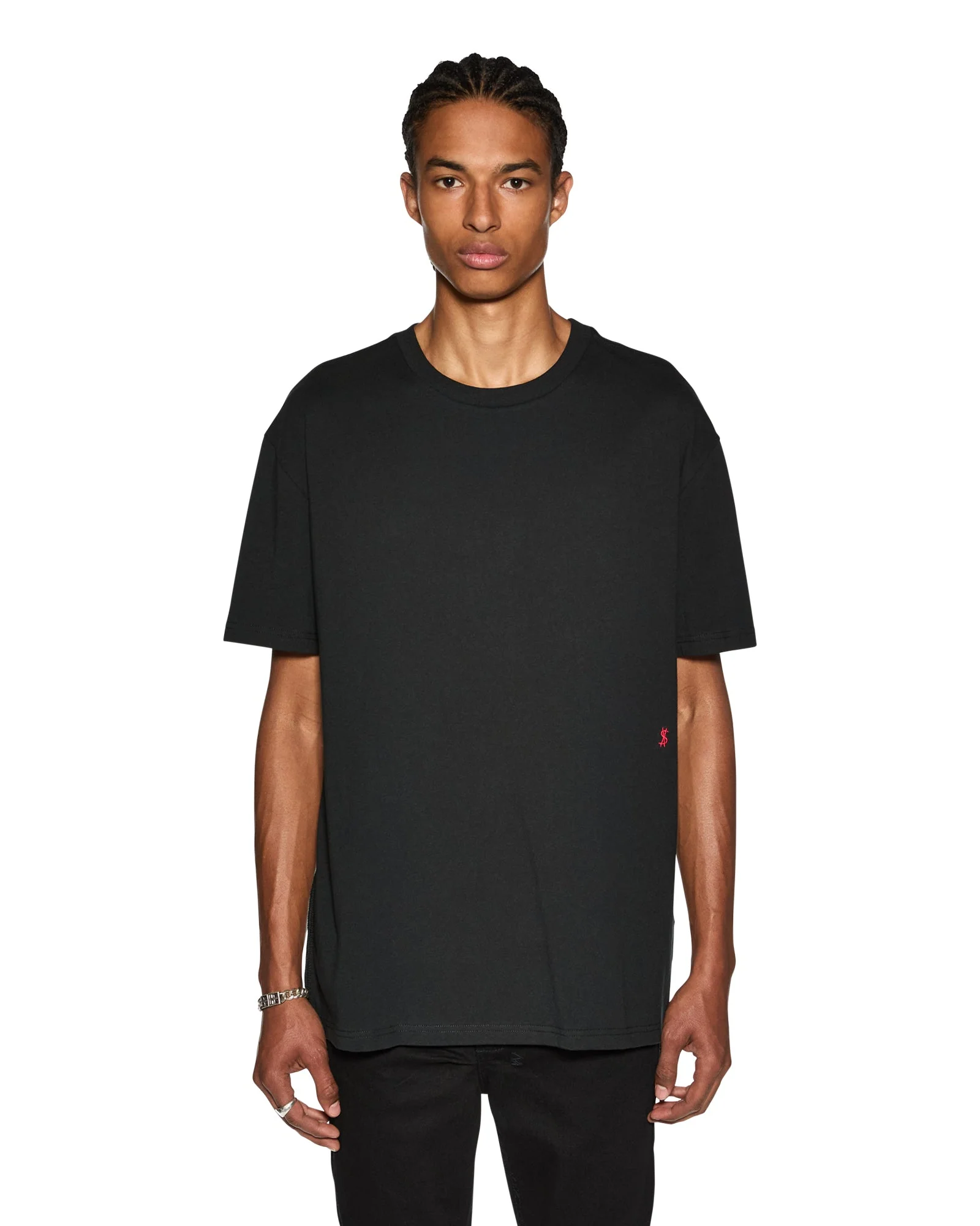 4X4 BIGGIE SS TEE BLACK/RED - Image 3