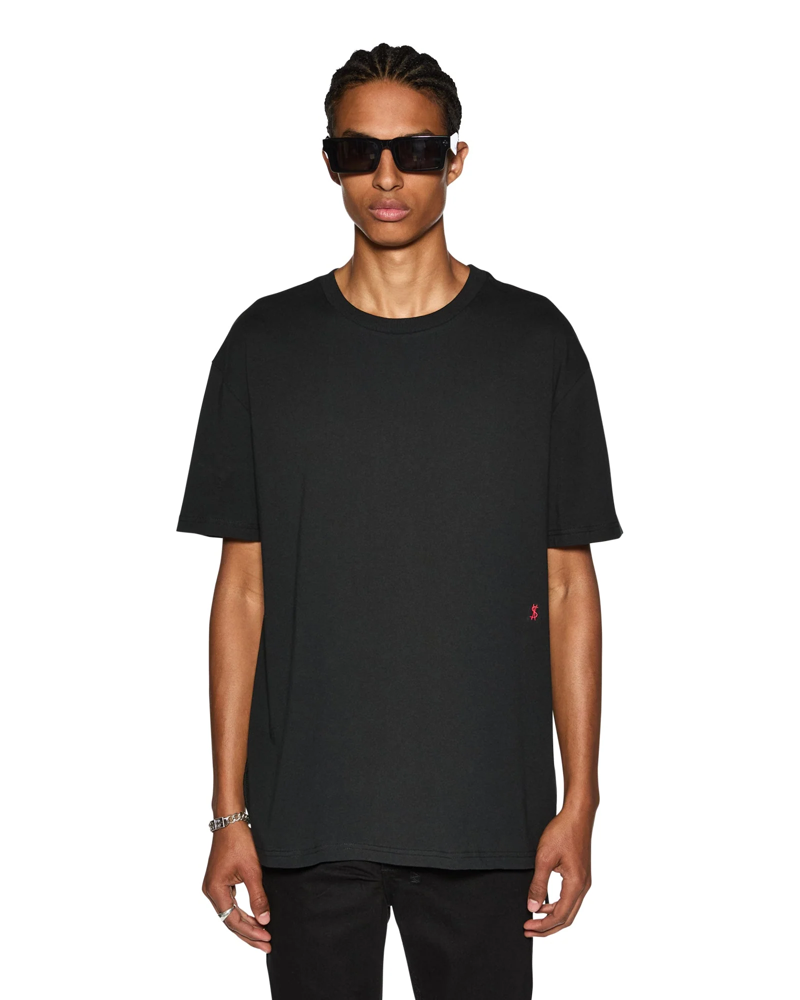 4X4 BIGGIE SS TEE BLACK/RED - Image 5