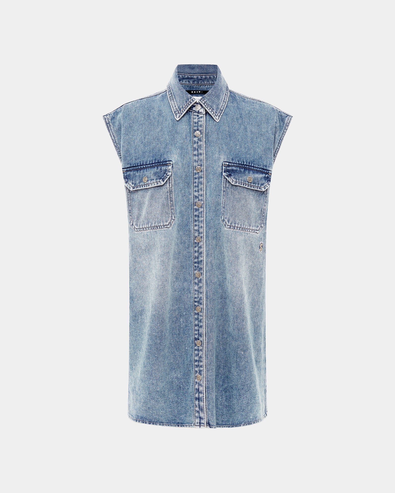 SLEEVELESS DRESS OVERKAST - Image 5