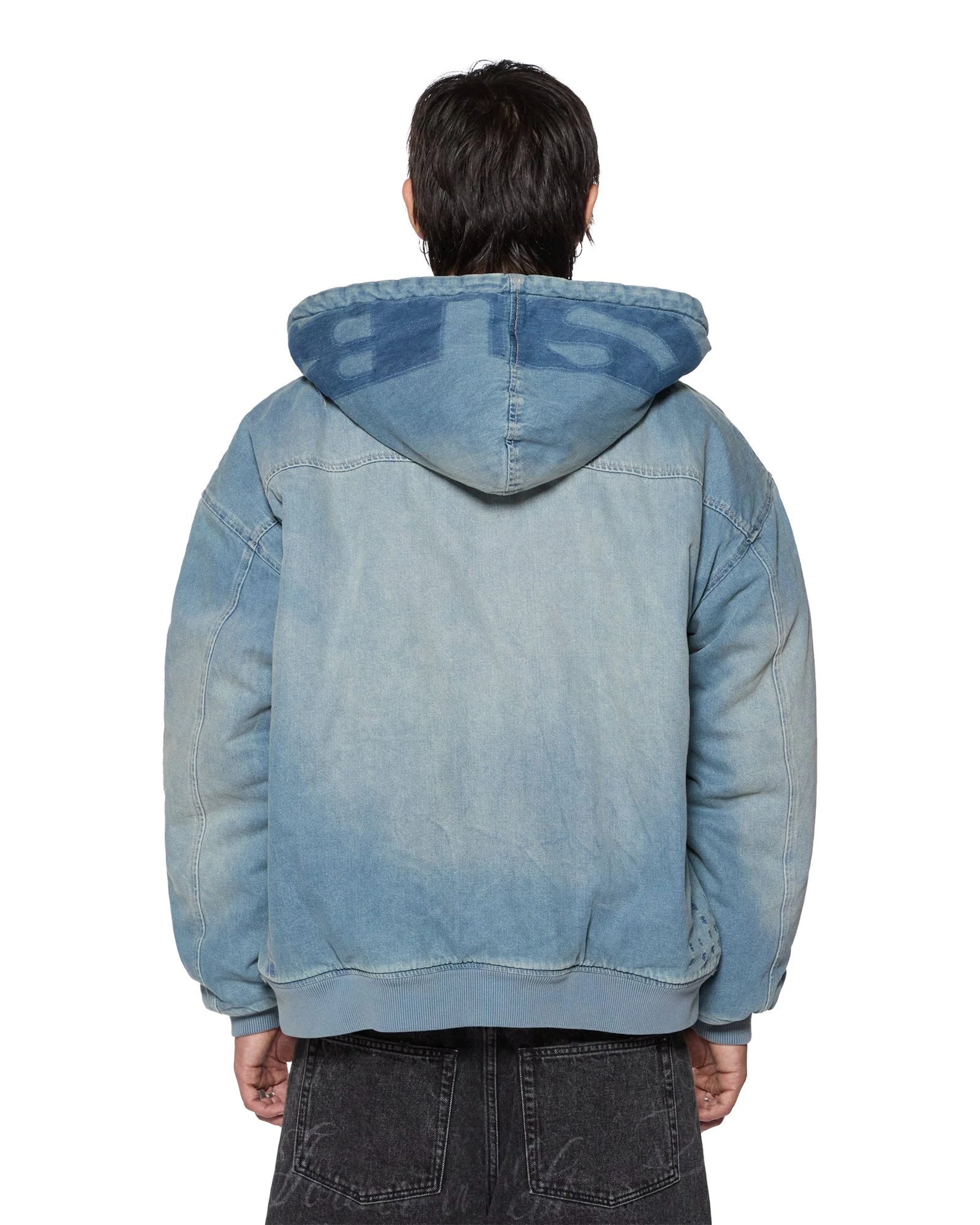 SLOUCH BOMBER JACKET FADED INDIGO - Image 6